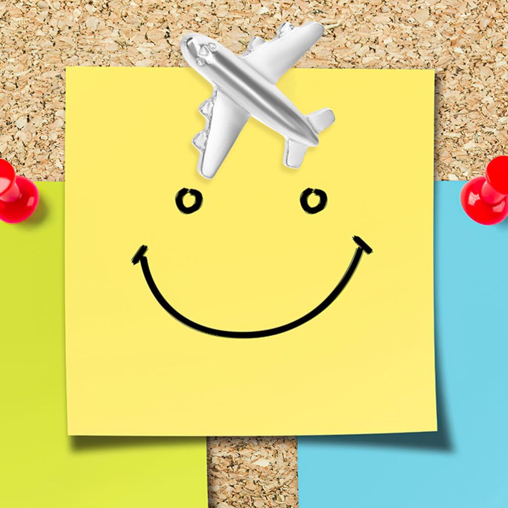 30 Punaises Avion Métal Décoratives Pour Panneau Liège - Broches Avion Mignonnes