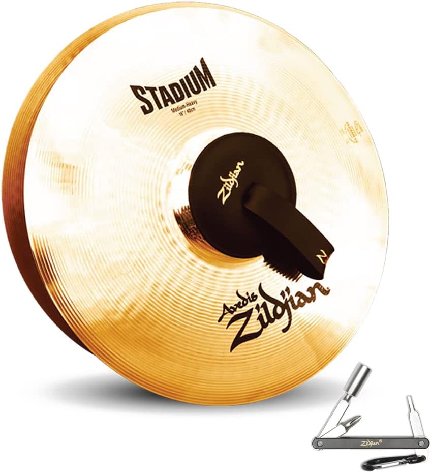 ZILDJIAN A0469 16" STADIUM SERIES MEDIUM SINGLE CYMBAL WITH MID TO HIGH PITCH With ZKEY