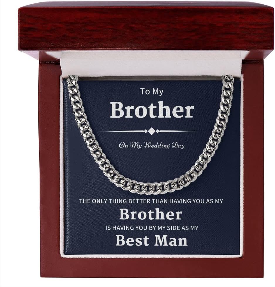 Best Man Gift Wedding Gift for Brother, Brother Best Man