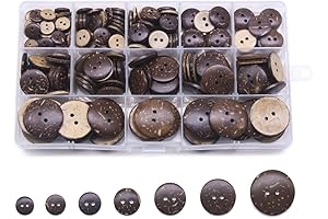 SEMINI Coconut Buttons: Enhance Your Crafts with Natural Style