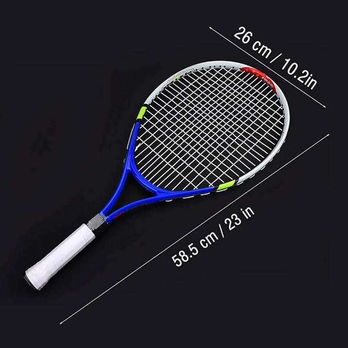 Raqueta de Tenis para Niños aqxreight Azul Aluminio miniatura 2