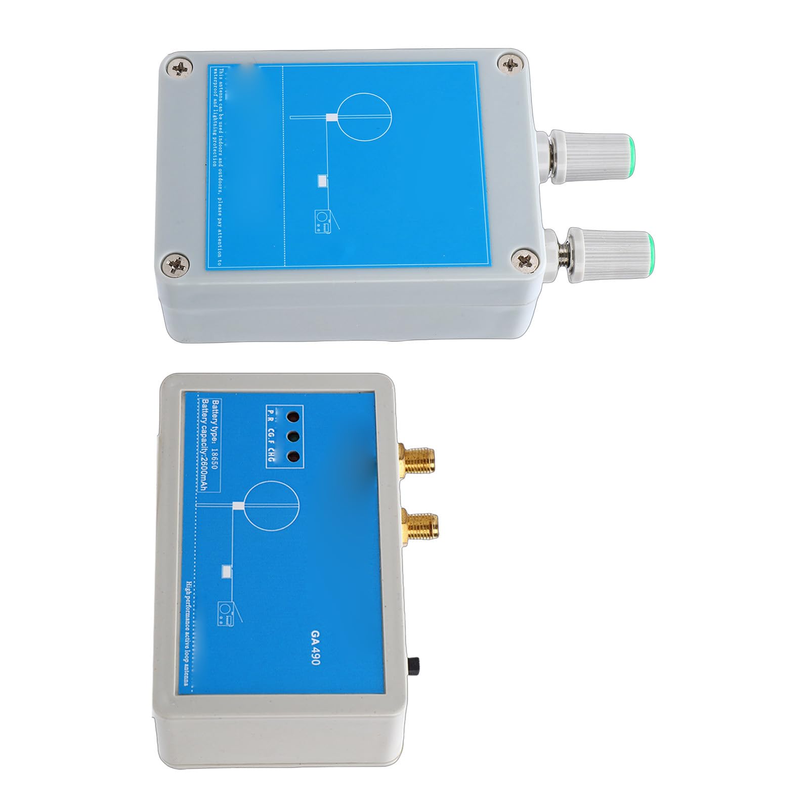 XUMIUZIY Antenne Cadre Active 100kHz-179MHz, Portable Extérieur Ondes (10m)