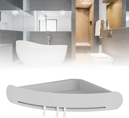 Miniatura 4 de Estante esquinero para baño, estante de almacenamiento de inodoro, almacenamiento de cocina, innovador baño de pared para decoración de dormitorio