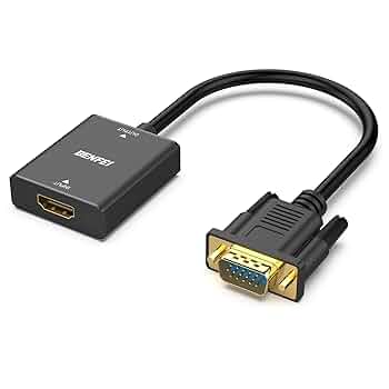 SHULIANCABLE HDMI to VGA アダプタ, HDMI Amazon.com: SHULIANCABLE HDMI to VGA, HDMI to VGA Adapter