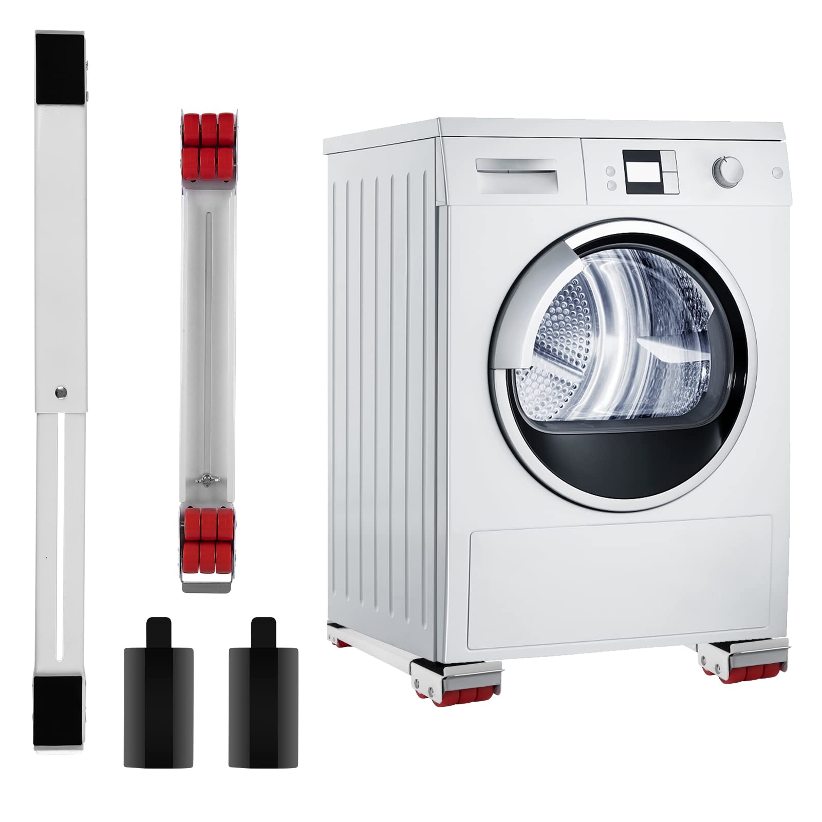 Buy Washing Machine Base with Wheels, 500 KG Extendable Appliance Roller Heavy Duty Furniture