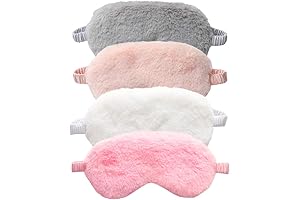 Cozy Sleep Mask: Restful Nights with Faux Fur Comfort