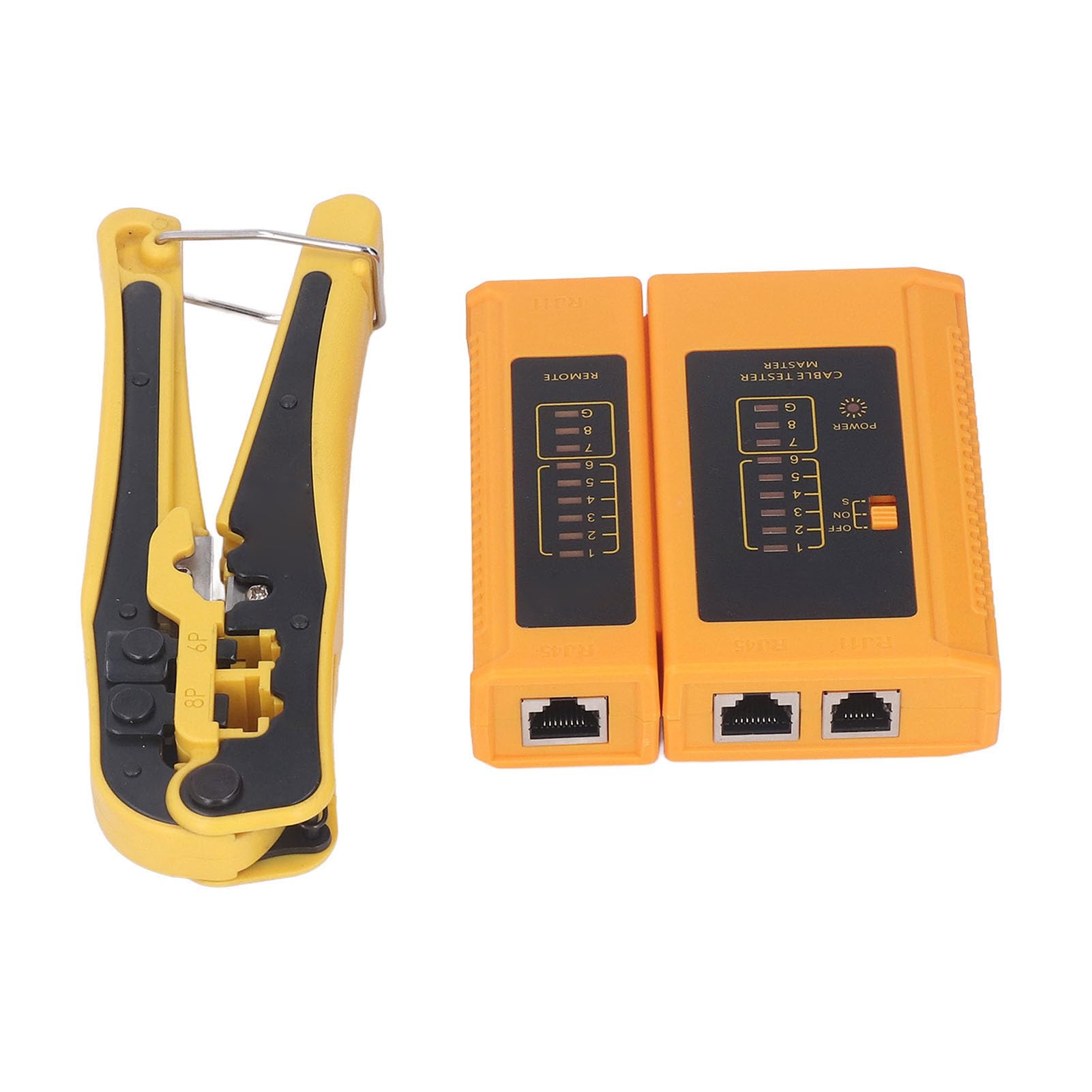 Kit à outils à embouteillage Terminal téléphonique à plusieurs usages Universal Ratchet Strucping Pliers Network Tester Set