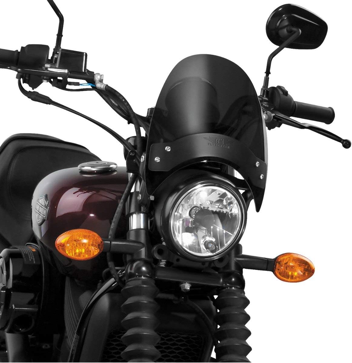 National Cycle N2531-002 Flyscreen with Black Hardware - Dark Tint