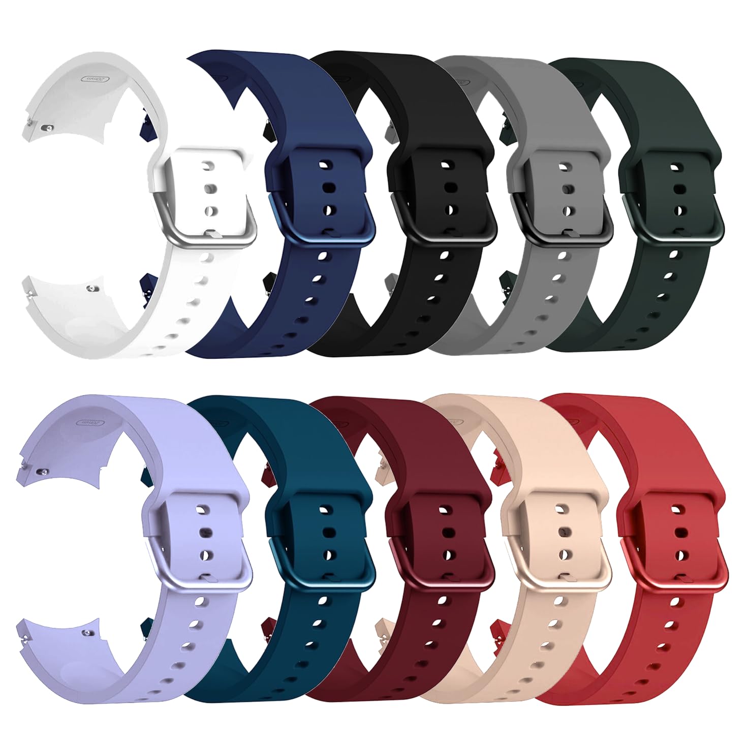 YODI Combo Pack Metal Buckle Original Strap Band Compatible with Samsung Galaxy Watch 7/6/5/4 Classic, Watch 5/5 Pro, Galaxy Watch 4 40mm 44mm / Watch 4 Classic 42mm 46mm Smartwatch Bands (PACK-10) (B0DF6KNSDS) Amazon Price History, Amazon Price Tracker