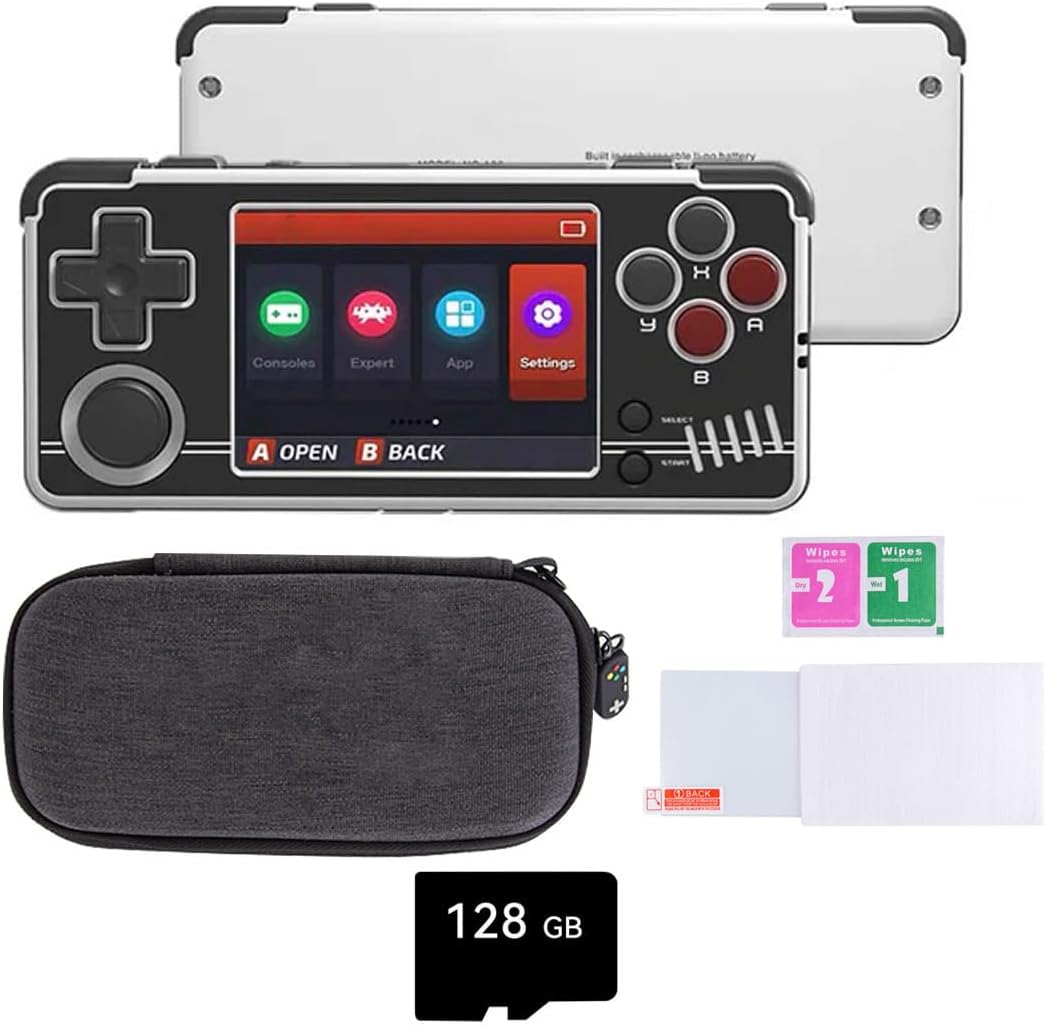 MIYOO A30 Retro Handheld Game Console with 11000 Games, 2.8-inch IPS Screen Cortex-A7 Linux System 128G Arcade Gaming Console for Children Adult MIYOO A30 Retro Handheld Game Console with 11000 Games, 2.8-inch IPS Screen Cortex-A7 Linux System 128G Arcade Gaming Console for Children Adult