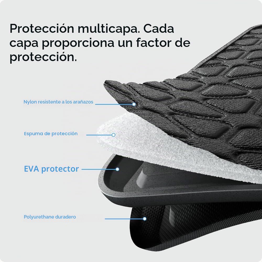 Spigen Funda Bolsa Rugged Armor Pro Protectora para portátil Compatible con Macbook Pro 16 pollici (2026-2021) / MacBook Air 15 pollici (2026-2023) / Galaxy Book Pro 15.6" / LG gram 360 16" - Negro