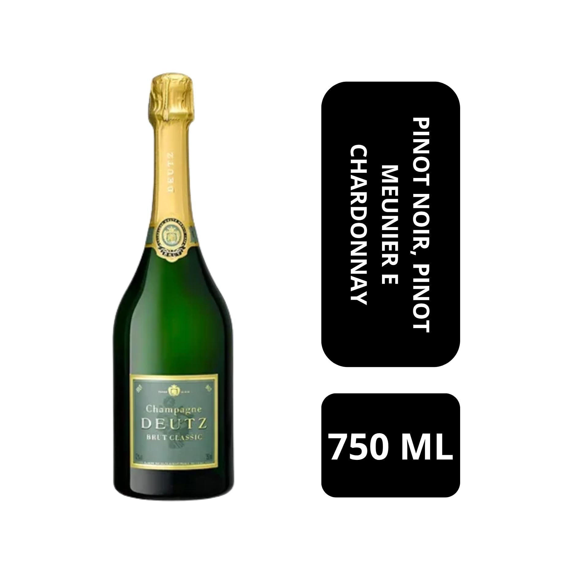 Champagner Deutz Brut Classic 0,75 l Champagner (1 x 0.75 l)