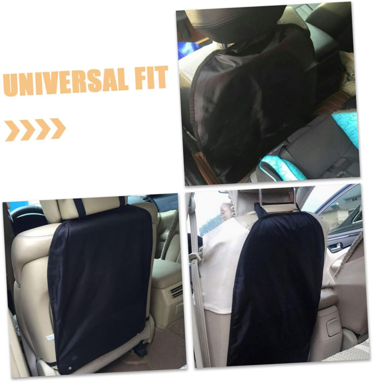 Toddmomy 2pcs Backseat Kick Mats Car Seat Protectors for Boy Girl Washable Rear Protectors Fit for Cars and Trucks Easy to Install Stain-Resistant Design