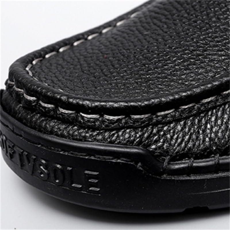 Men's Slip-on Casual Shoes Low-top Round-Toed Shoes Breathable wear-Resistant Shock-Absorbing Soft-Soled Shoes for Men