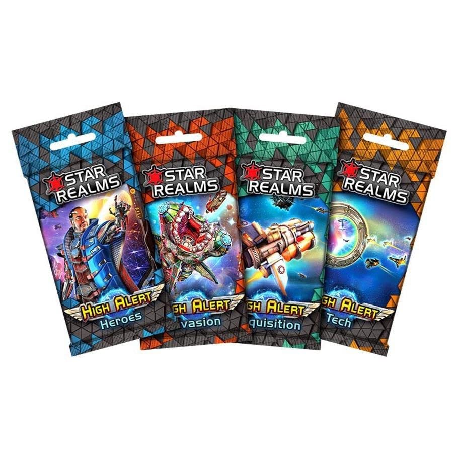 Amazon.com: White Wizard Games Star Realms: High Alert Display – 24 Star  Realms High Alert Packs – Card Games for Adults Kids Family – 12 Cards per  Pack, Mixed : Toys & Games