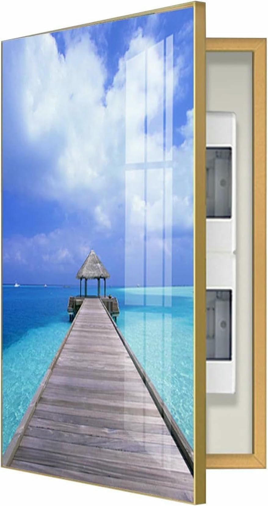 Boîte de commutation décorative haut de gamme et couverture électrique pour hôtel