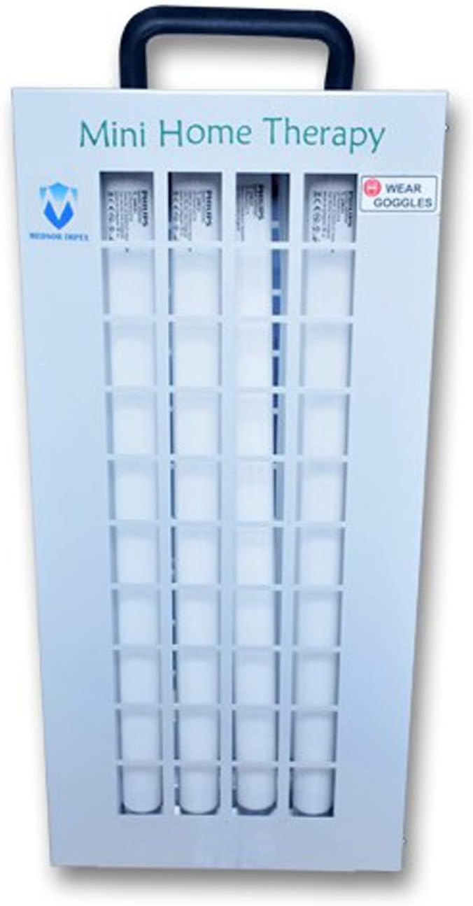 UVB Phototherapy Lamp (Stand Model) For Psoriasis & Vitiligo with UV Rays Eye Protection Goggles