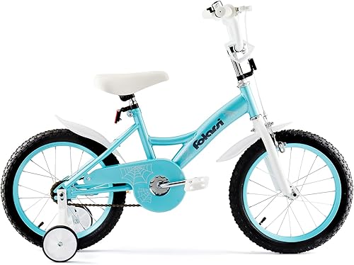 Miniatura 14 de Bicicleta para niños de 14, 16 y 18 pulgadas para niños y niñas de 3 a 9 años, bicicleta infantil con campana y ruedas de entrenamiento, múltiples