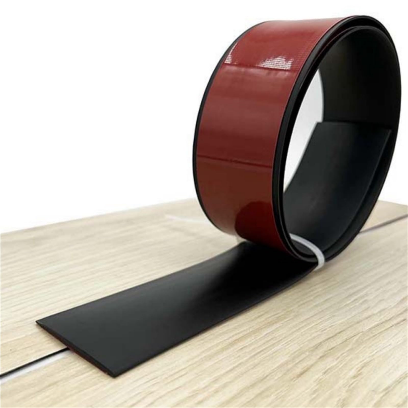 Afqboeqxy Black Pvc Floor Transition Strip Self Adhesive 6.6Ft Self-Adhesive Floor Transition Strip, Multicolor, Multiple Sizes(,7.6Cm/3In)