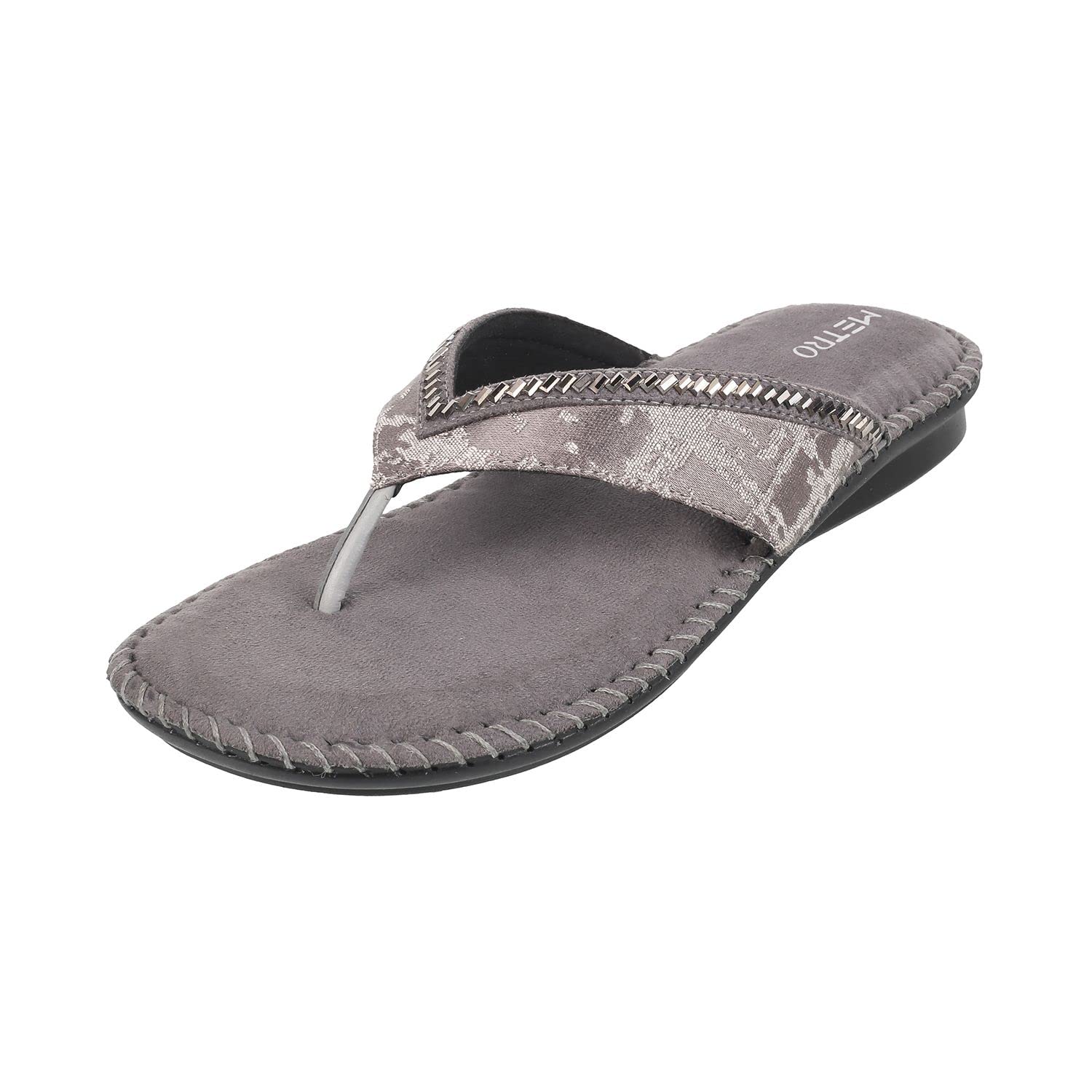 Women's Suede Faux Leather Comfort Slip-on Fashion Sandals-image-11