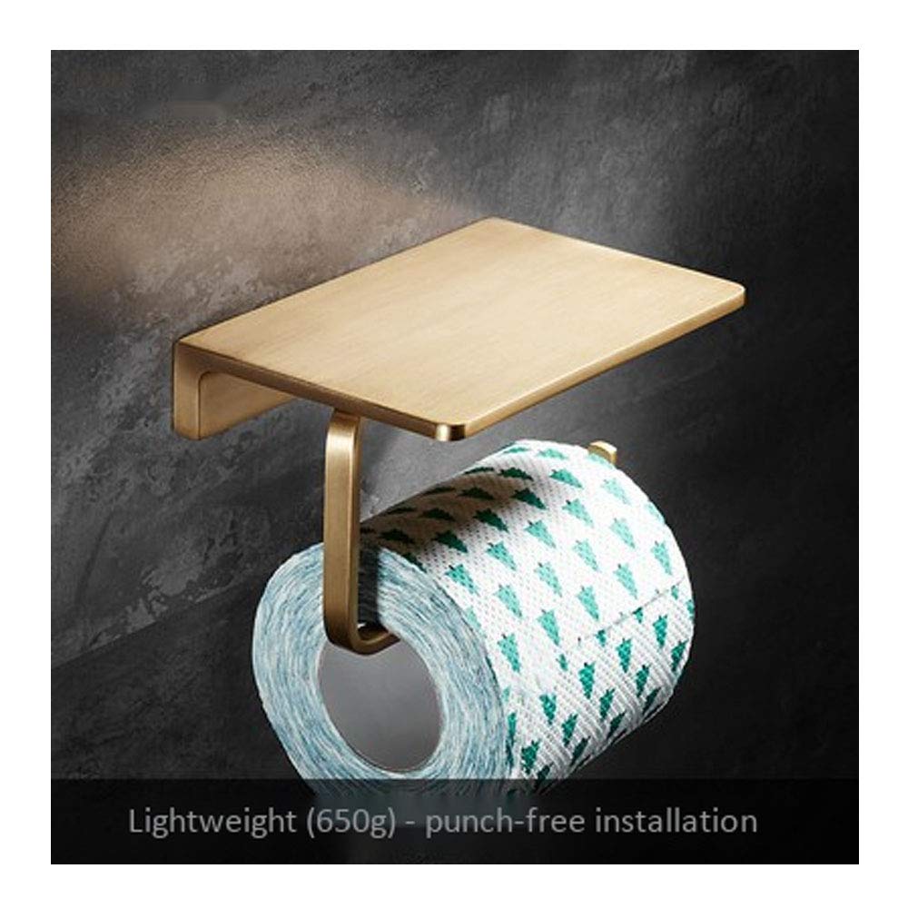 Toilettenpapierhalter Aus Messing Nordic Feste Toiletten Tray Für Badezimmer Schlafzimmer Gold Aufgetragener,Lightandthin*freepunching