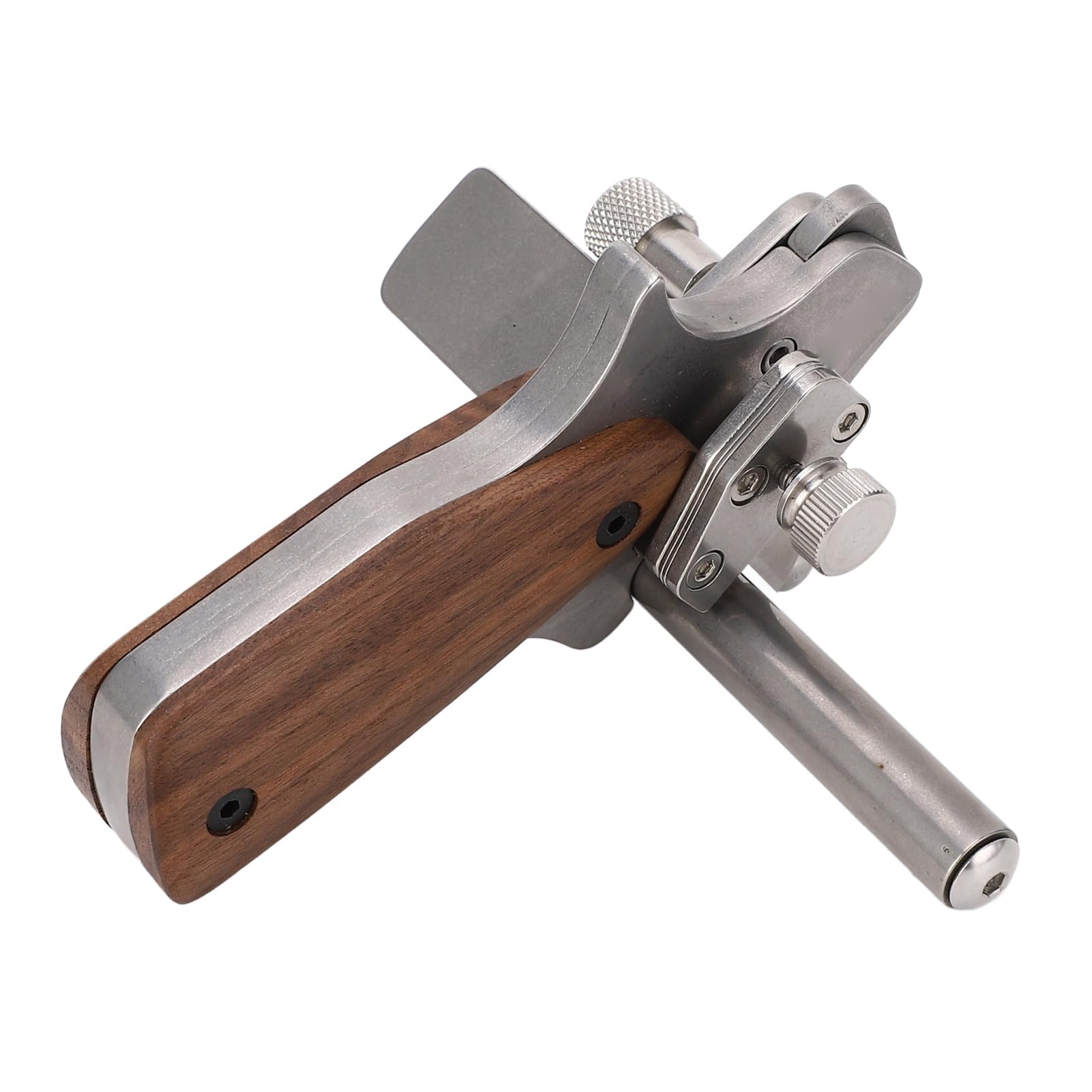 Cortador de tiras de cuero manual profesional, herramienta cortadora de correa de cuero de acero inoxidable 304 resistente con cuchillas de cambio rápido para manualidades e