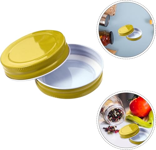 Miniatura 9 de Cabilock 12 tapas para tarros de boca ancha, tapas para tarros de boca ancha, tapas para conservas con fugas, tapas para tarros de conservas de
