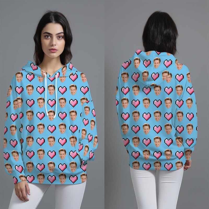 Miniatura 3 de Sudadera con capucha personalizada Diseña tu propio jersey Sudaderas personalizadas Sudaderas con capucha personalizadas Hombres Mujeres con