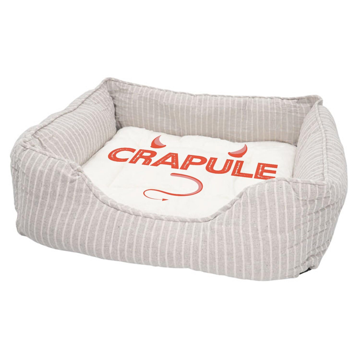 Panier pour chien et chat déhoussable et lavable moelleux Crapule