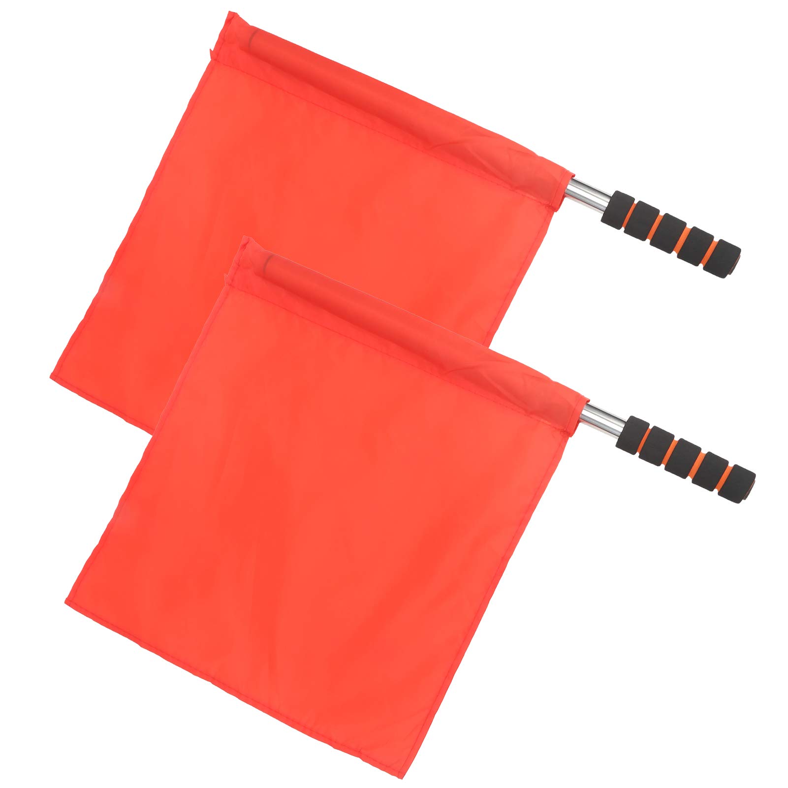 Set di Bandiere per Guardalinee Optimum: Bandiere da Arbitro Professionali,Visibili e Leggere per Allenamento,Adatte per Calcio ed Altri Sport,con Impugnatura Ergonomica e Borsa da Trasporto -2 pezzi Set di Bandiere per Guardalinee Optimum: Bandiere da Arbitro Professionali,Visibili e Leggere per Allenamento,Adatte per Calcio ed Altri Sport,con Impugnatura Ergonomica e Borsa da Trasporto -2 pezzi