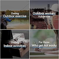 Vista 4 de MPAC+ Envoltura de cuello con hielo Envase de enfriamiento para el cuello - Aire acondicionado personal con paquete de hielo de gel