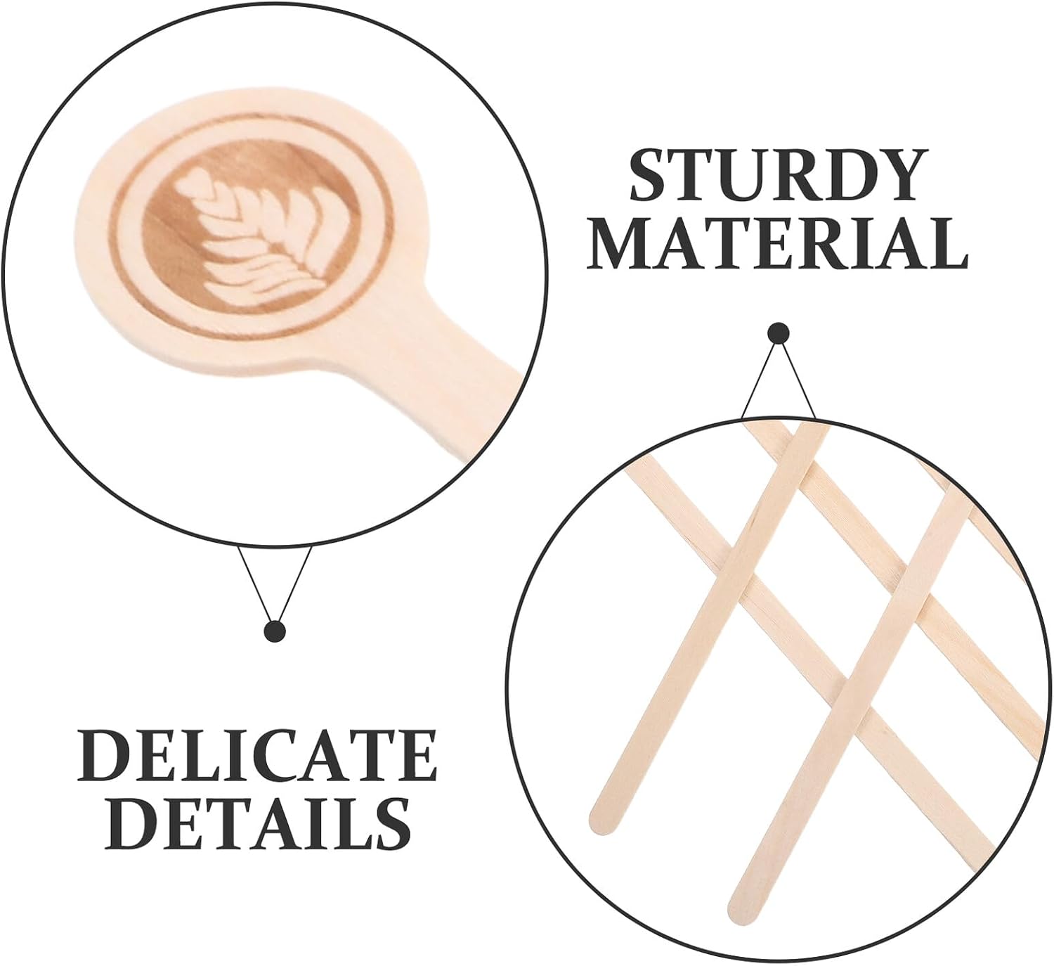 100pcs Wooden Coffee Stir Stirrers round Ends, 15cm Food-grade Natural Wood Beverage Mixing Sticks for Cocktails, Hot Chocolate, and Espresso, Individually Wrapped for Home