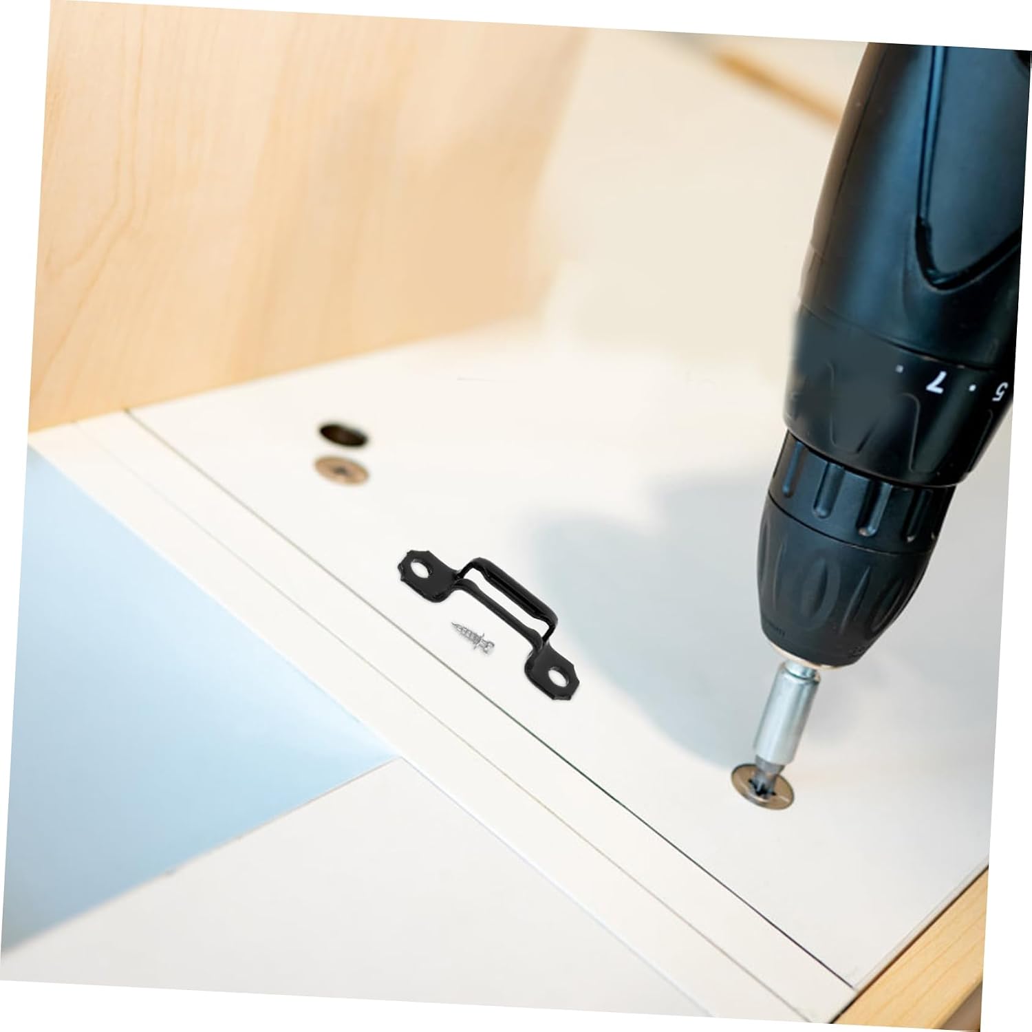 SOLUSTRE 100pcs Hidden Connectors for Cabinets Bookshelves and Wardrobes Metal Fasteners for Easy Assembly and Secure Connections Concealed Hardware for Decor