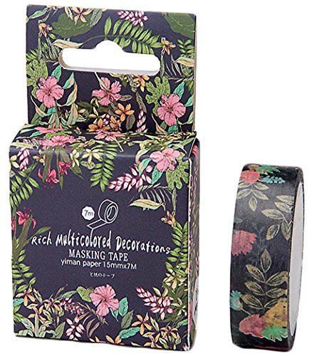 The Colors of Van Gogh Sticky Washi Tape Notebook Masking DIY Decoration Tag (6#)