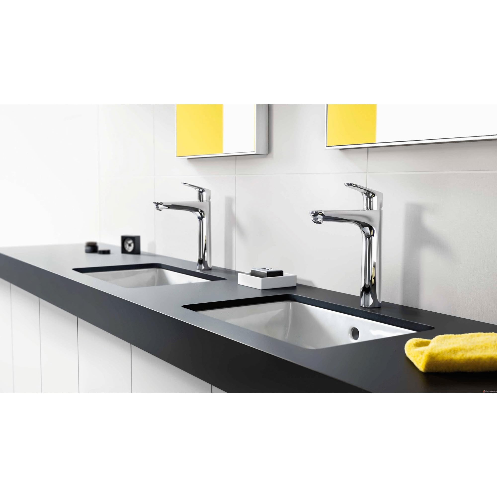 mitigeur de lavabo - focus 190 - cartouche à deux vitesses - focus 190 - chromé - hansgrohe 31658000