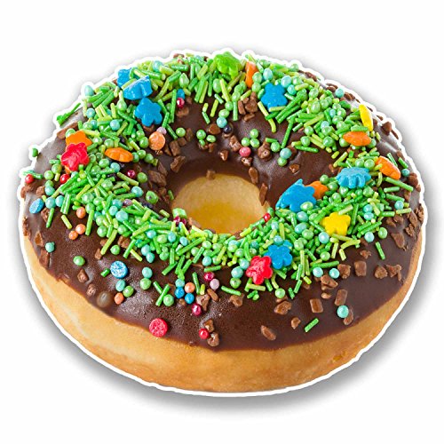 2 x 10 cm Chocolate Sprinkle Donuts Skate #9806 (10 cm de ancho x 8,5 cm de alto)