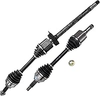 Vista 21 de Detroit Axle - 4WD Front 2pc CV Ejes para Chevy Trailblazer EXT GMC Envoy XL XUV Buick Rainier Isuzu Ascender Saab 9-7x Oldsmobile Bravada, 2 Ejes