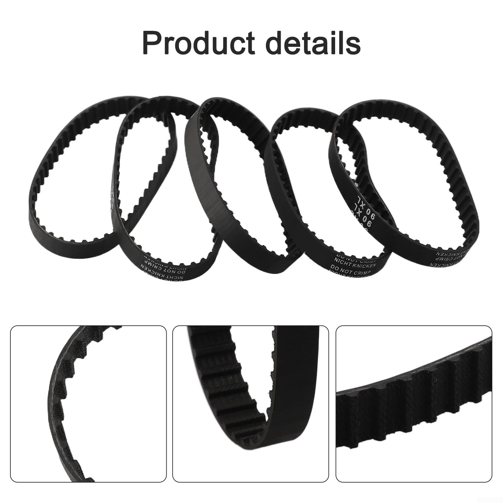 Correas de transmisión cepilladoras 90XL 45 dientes 10 mm para Black Decker DN75 DN750 KW750 SR600