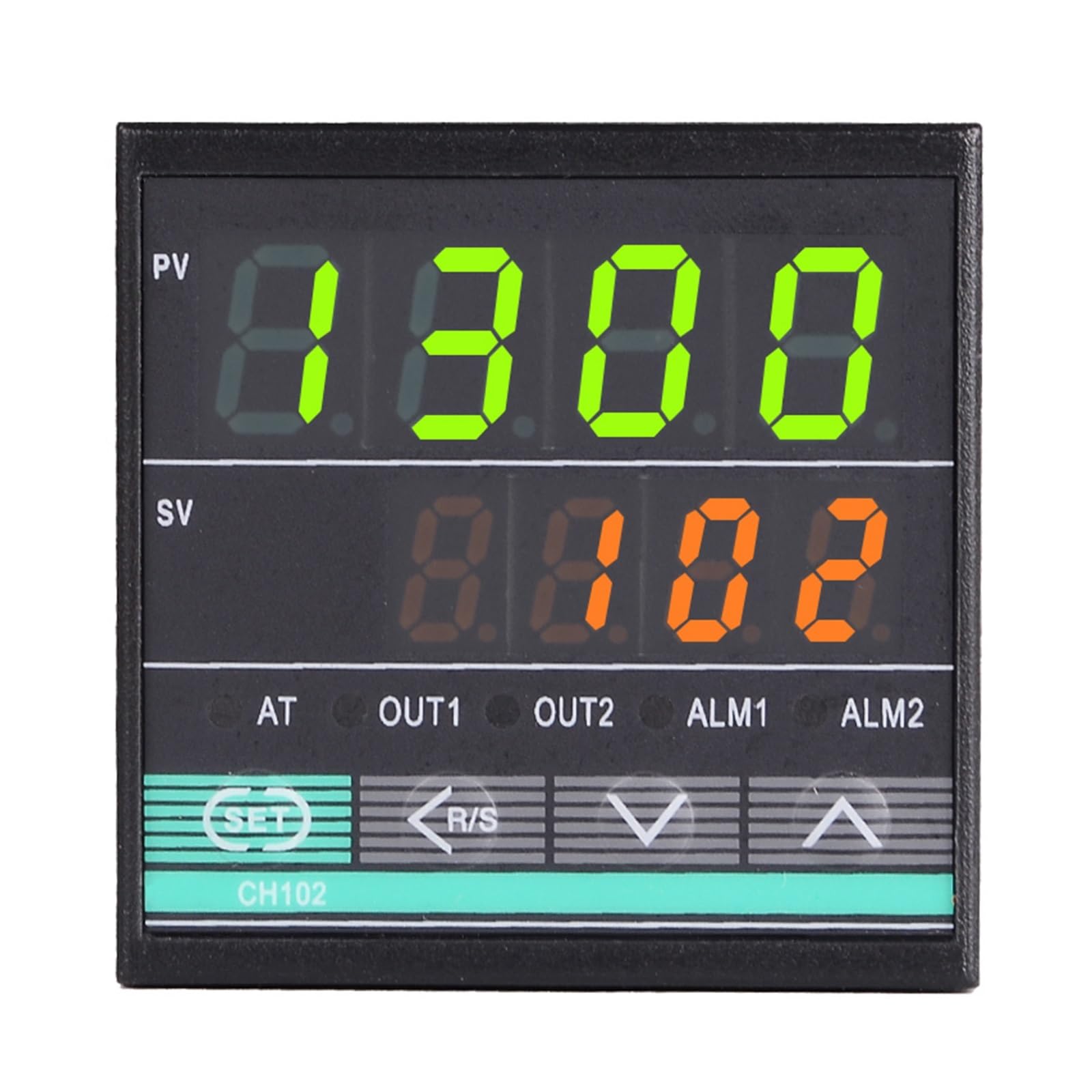 RWRAPS Controlador de Temperatura Digital Termostato Controlador de Temperatura Digital de 48 * 48mm Entrada K/J/E/S/R/PT100, Salida de relé