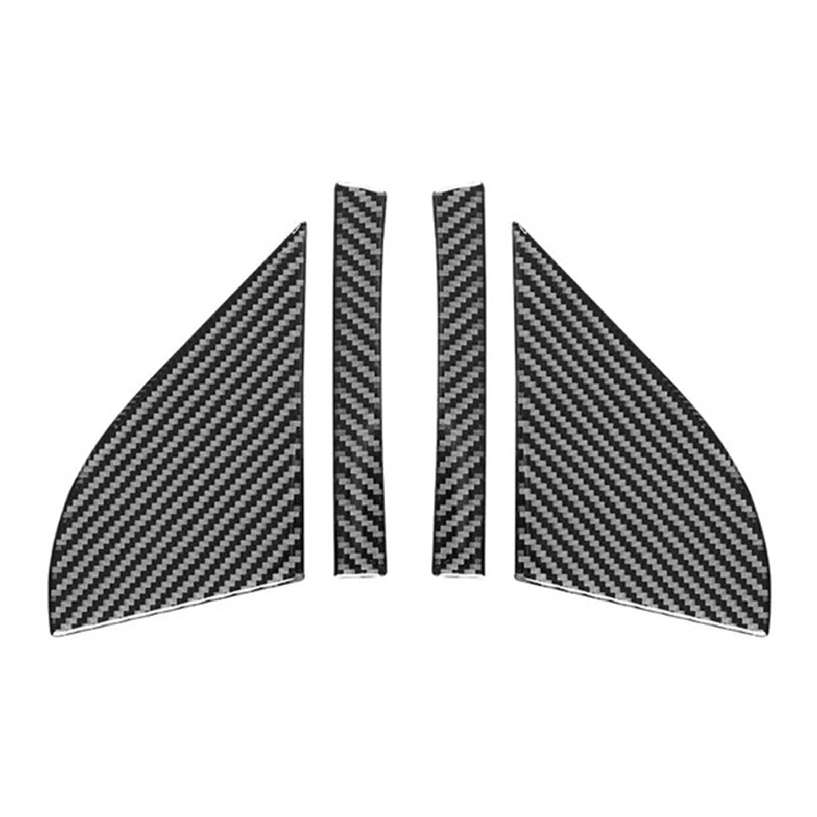 Compatible for CRV CR-V 2007-2011 Accessories Carbon Fiber Interior Car Door A-Pillar Decorative Sticker Cover Trim