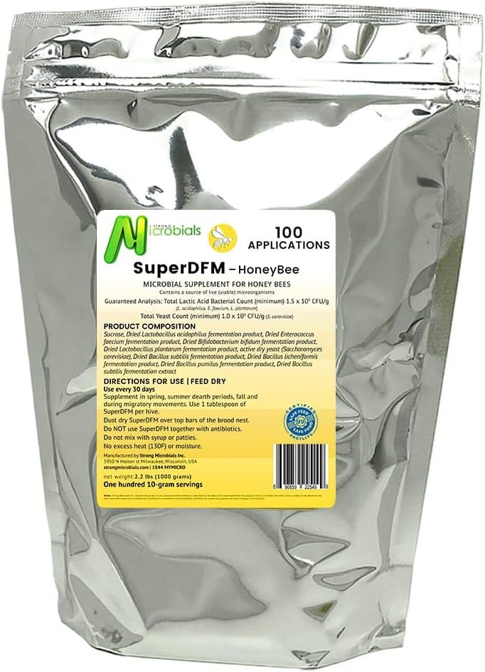 SuperDFM-Honeybee, Probiotic Supplement, 100 Applications