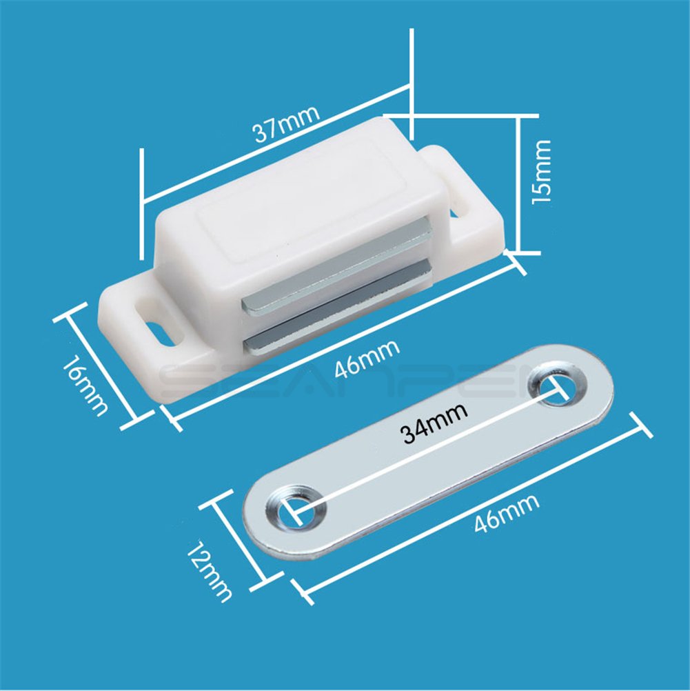 ARMADIO ARMADIO CASSETTO Porta Trappola Da Incasso Maniglie Di Trazione - Foto 5