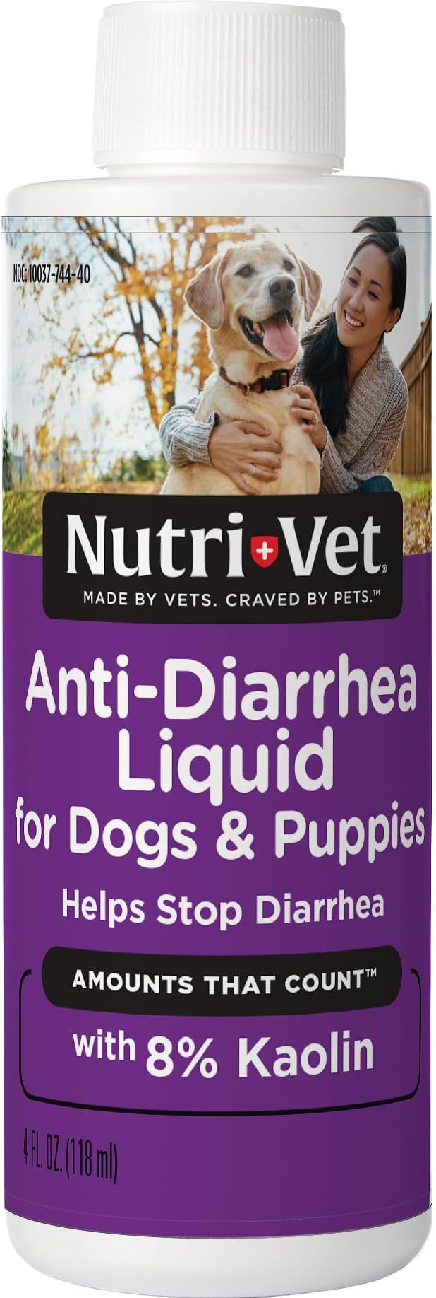 Nutri-Vet Anti-Diarrhea Liquid for Dogs and Puppies, Puppy Supplements for Digestive Health, Dog Essentials for Gut Support, Pet Vitamins, Probiotic Alternative, Puppy Supplies, Made in USA, 4oz