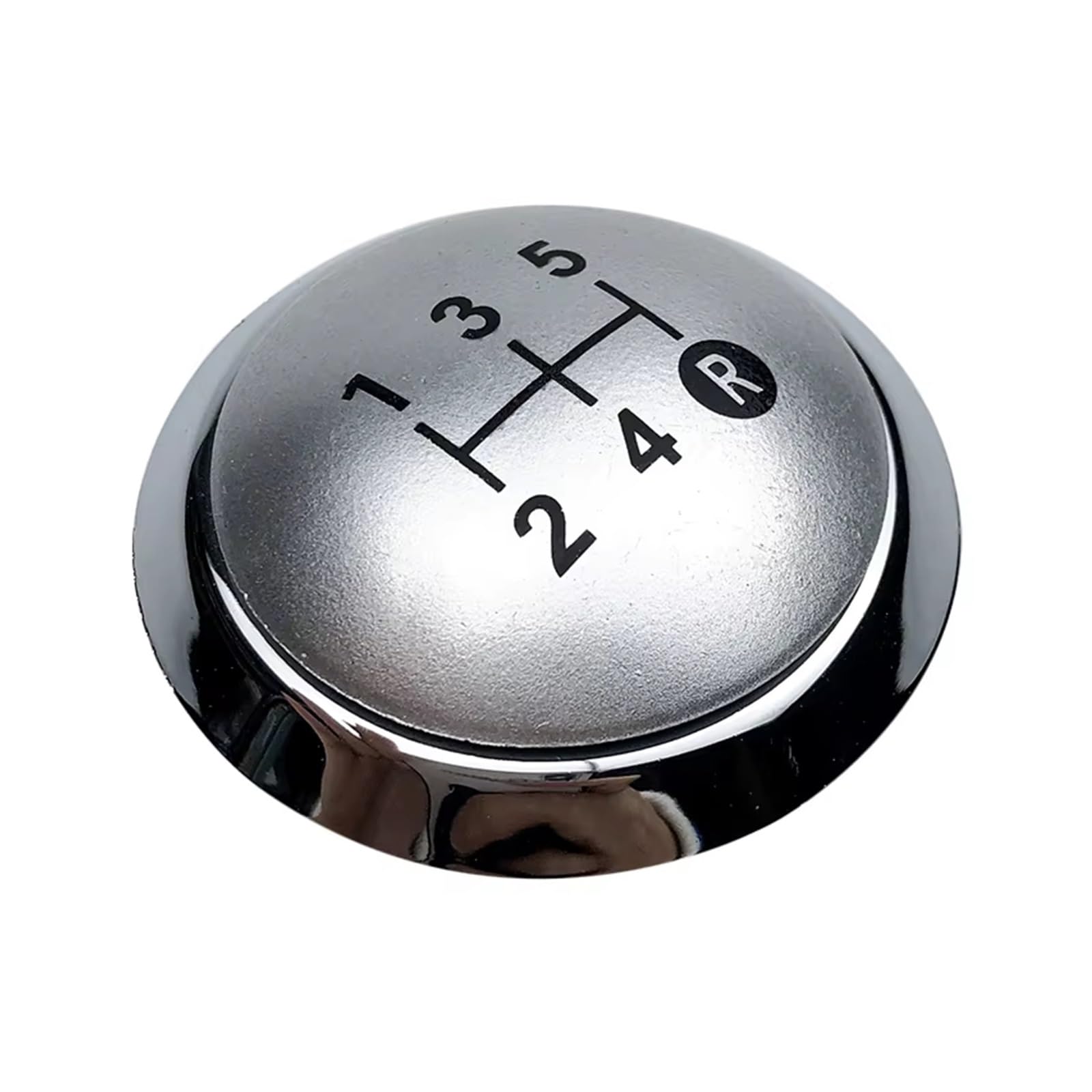 Ghqfrop 5 Speed Silver Transmission Gear Shift Knob For Toyota For Corolla For Rav4 For Avensis For Yaris D4d For Urban For Cruiser 5/6 Speed Manual Gear Shift Knob Lever Stick Cap Car Gear Stick Knob(5 Speed Silver)