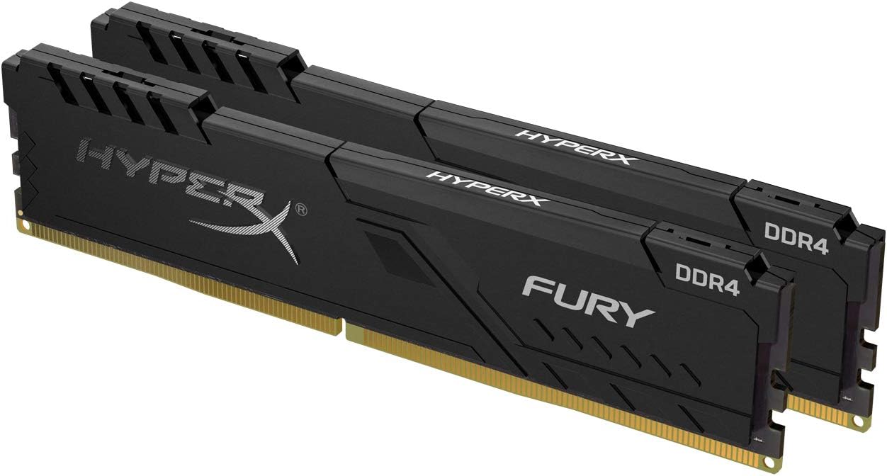 HyperX FURY Black HX432C16FB4K2/32 Memory 32 GB Kit*(2 x 16 GB) 3200MHz DDR4 CL16 DIMM