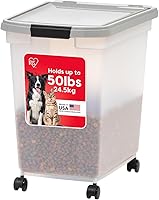 Vista 14 de Iris Contenedor para alimento de perro de estructura hermética, Individual, Negro