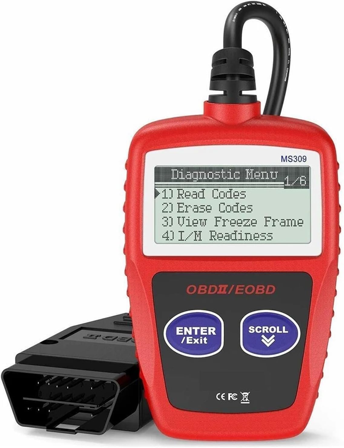 Narzędzie diagnostyczne do samochodów, Ms309 skaner obd2 samochód sprawdź czytnik kodów silnika błąd Scanni czytnik Obd, maszyna diagnostyczna dla wszystkich samochodów Do samochodów, lekkich ciężarów