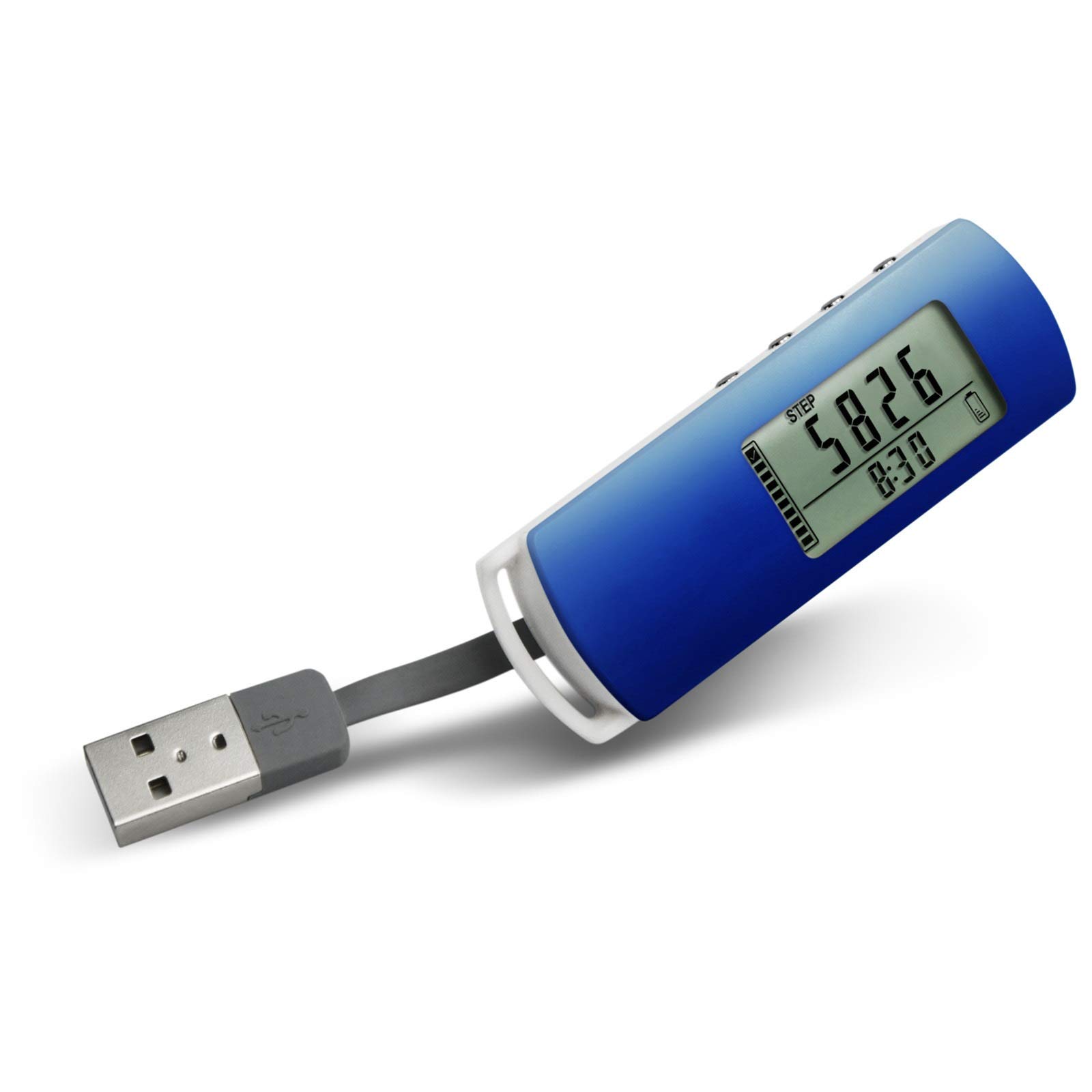 CR-763 USB High-End Pedometro 3D Regalo Prodotto Medico Pedometro Ricaricabile