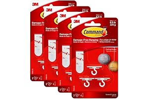 Ceiling Hooks for Damage-Free Decoration