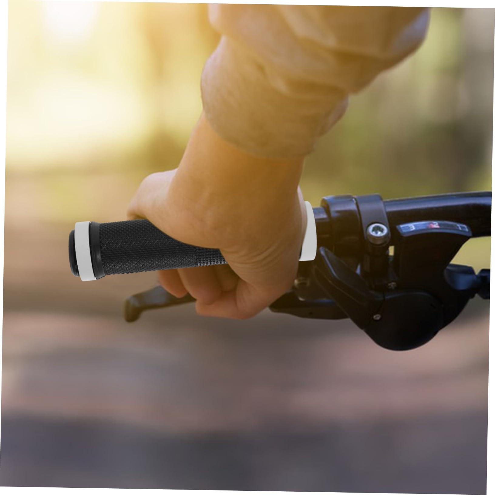 TOYANDONA Poignées De Vélo Antidérapantes Caoutchouc pour Guidon De Confort Ergonomique Remplacement Facile